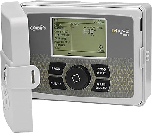 Orbit 57946 B-hyve Smart Indoor/Outdoor 6-Station WiFi Sprinkler System Controller