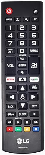 Original LG AKB75095307 Smart TV Remote Control for ALL LG LCD, LED, OLED Smart TVs (Batteries NOT Included)