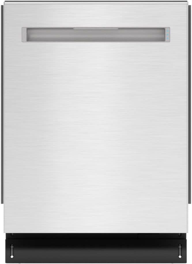 SHARP Smart Dishwasher Works with Alexa. Includes LED Interior lights, Stainless Steel interior, Heated Dry with Fan Assist, Wash Zone cleans half load on either rack, Adjustable Third Rack