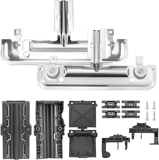 WDT730PAHZ0 Upper Rack fit for Whirlpool,Upgraded W10712395 Top Rack Adjuster fit for Whirlpool W10350375 WDT750SAHZ0 Upper Rack,fit for Whirlpool WDTA50S WDT730 fit for Ken.more 665 prime&swift