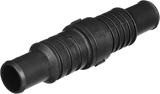 Whale LV1219 Non-Return Inline Valve, for Use with ¾-Inch and 1-Inch Diameter Pipes, Nitrile Construction , Black