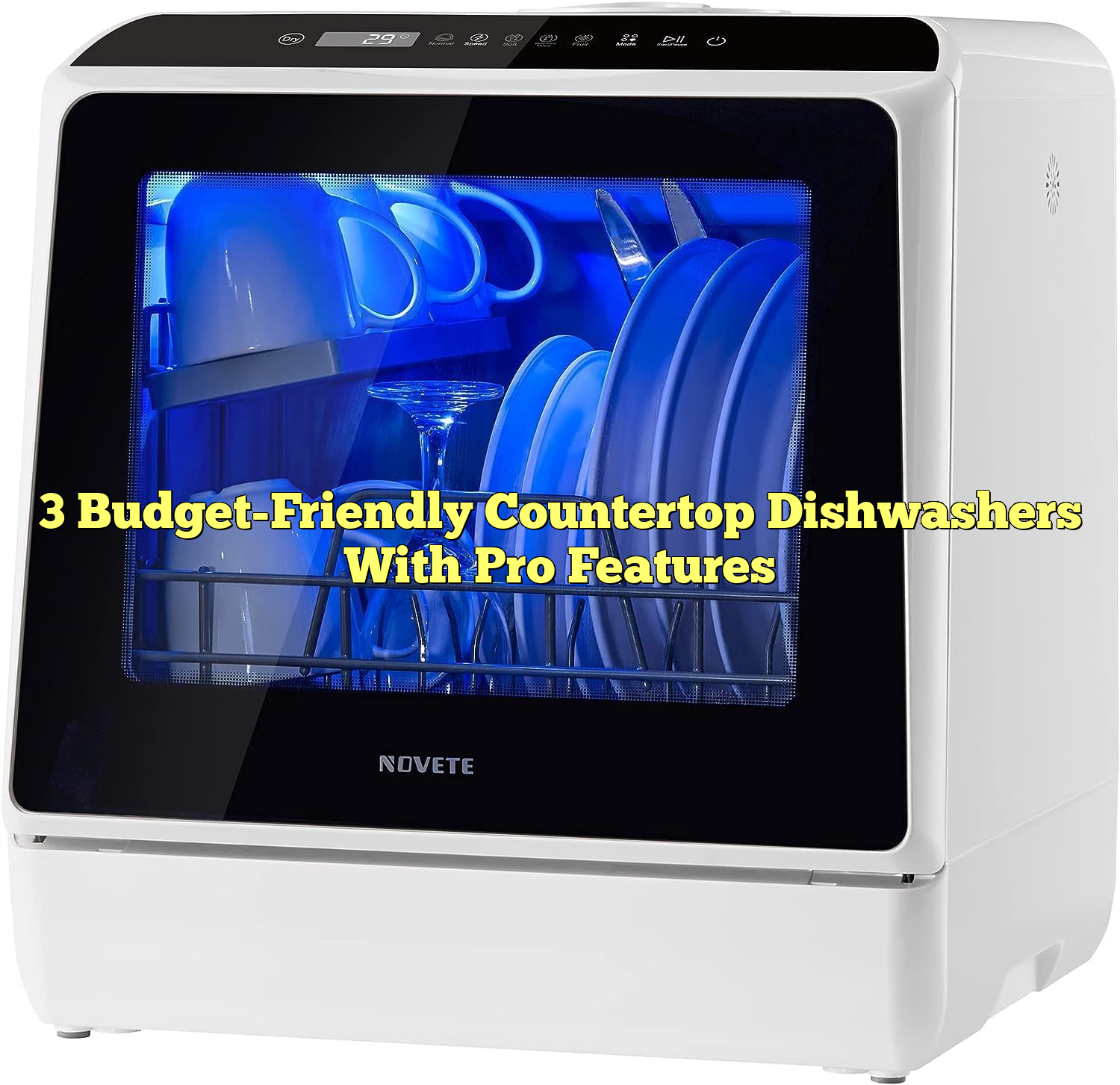 3 Budget-Friendly Countertop Dishwashers With Pro Features