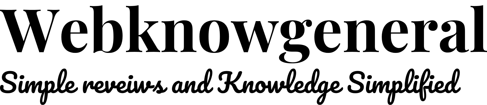 Webknowgeneral
